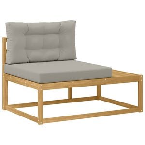 vidaXL Divano da Esterno Bianco 115 x 83 x 73 cm Poliestere