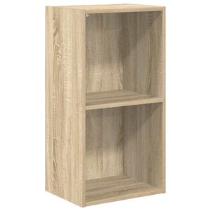 vidaXL Libreria 5 Ripiani Rovere Sonoma 40x30x76,5cm Legno Multistrato