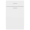 vidaXL Armadio con Cassetto &ldquo;Lyon&rdquo; Bianco 50x46x81,5 cm