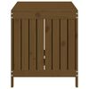 vidaXL Contenitore da Giardino Ambra 121x55x64 cm Legno Massello Pino