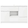 vidaXL Credenza con cassetto Bianco 100 x 30 x 65,6 Legno multistrato