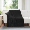 vidaXL Coperta Nero 200 x 150 cm Panno