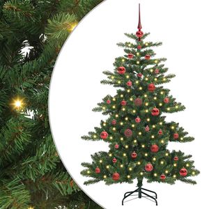 vidaXL Albero di Natale Artificiale con Rami Pieghevoli Verde 150 cm