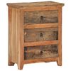 vidaXL Credenza 60x33x75 cm in Legno Massello di Acacia e di Recupero