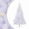 vidaXL Albero di Natale artificiale Bianco 240 cm PVC e Acciaio