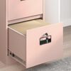 vidaXL Armadio per File con cassetto Rosa 44 x 50 x 106.5 cm