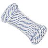vidaXL Corda multiuso 4 mm 25 m Bianco e Blu PP 105 kg Carico massimo