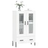 vidaXL Credenza Bianca 69,5x31x115 cm in Legno Multistrato