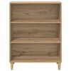 vidaXL Credenza Rovere artigianale 69,5 x 32,5 x 90 cm