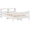 vidaXL Giroletto con Testiera Bianco 120x190 cm Legno Massello di Pino
