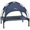 vidaXL Letto per Cani Blu navy 62 x 48 x 61 cm Acciaio
