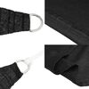 vidaXL Vela Parasole 160 g/m² Nera 4x4m in HDPE