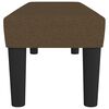 vidaXL Panca Marrone Scuro 100x30x30 cm in Tessuto