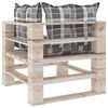 vidaXL Set Divani da Giardino Pallet 6 pz con Cuscini in Legno di Pino
