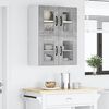 vidaXL Mobile da cucina 2 pcs Grigio cemento 60 x 31 x 40 cm