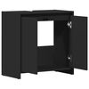 vidaXL Mobile da Bagno Nero 60x33x61 cm in Legno Multistrato