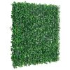 vidaXL Recinzione Foglie Arbusti Artificiali 6 pz Verde 50x50 cm
