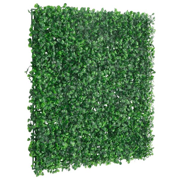 vidaXL Recinzione Foglie Arbusti Artificiali 6 pz Verde 50x50 cm
