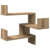 vidaXL Mensole Angolari 2pz Artigianale 40x40x49,5 cm in Truciolato
