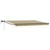 vidaXL Tenda retrattile manuale con LED 5 x 3 m