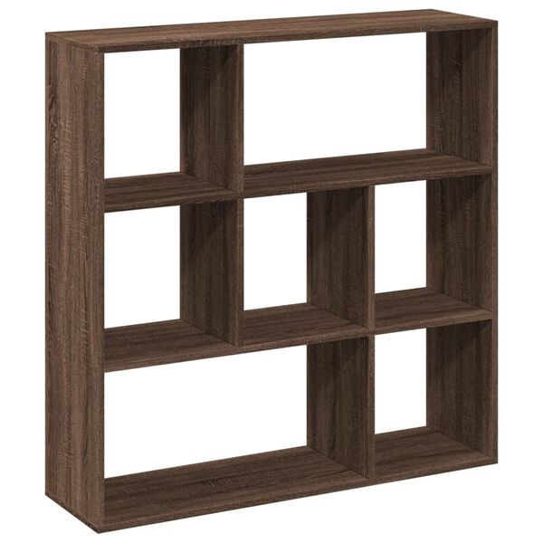 vidaXL Libreria Divisorio Rovere Marrone 102x29x103,5 cm in Truciolato