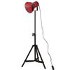 vidaXL Lampada da Terra 25 W Rosso Anticato 35x35x65/95 cm E27