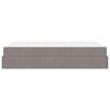 vidaXL Struttura letto con materasso con materasso 2 pcs Talpa Tessuto