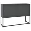 vidaXL Credenza Antracite 105x35x75 cm in Acciaio