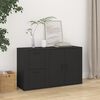 vidaXL Credenza Nera 100x33x59,5 cm in Legno Multistrato