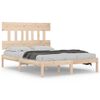 vidaXL Giroletto in Legno Massello 135x190 cm Double