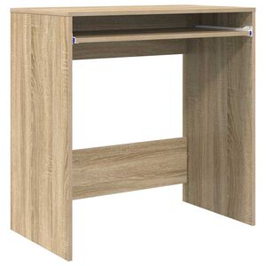 vidaXL Scrivania Rovere Sonoma 77.5 x 43 x 79 cm Legno multistrato