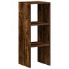 vidaXL Libreria Impilabili Rovere Fumo 30x30x80 cm Legno Multistrato