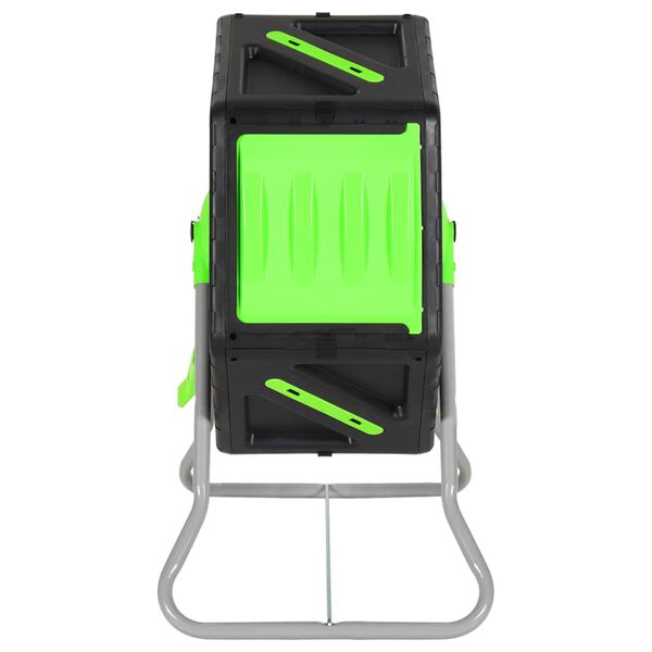 vidaXL Compostiera Rotante 60x43x74 cm 70 L Polipropilene