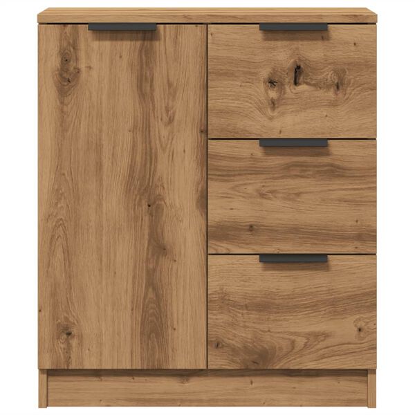 vidaXL Credenza Rovere Artigianale 60x30x70 cm in Legno Multistrato