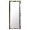 vidaXL Specchio da Parete Stile Barocco 50x120 cm Argento