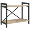 vidaXL Libreria 60 x 30 x 50 cm Legno ingegnerizzato Rovere Sonoma