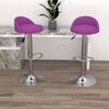 vidaXL Sgabelli da Bar 2 pz Viola in Similpelle