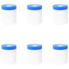 vidaXL Film adesivo per mascheratura 6 pz Trasparente e Blu