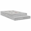 vidaXL Struttura letto con contenitore Grigio Sonoma 120 cm