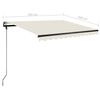 vidaXL Tenda da Sole Manuale Autoportante Manuale 350x250 cm Crema