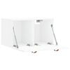 vidaXL Mobile a Parete Bianco 60x36,5x35 cm in Legno Multistrato