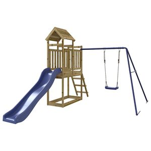vidaXL Set da Gioco da Esterno in Legno di Pino Impregnato