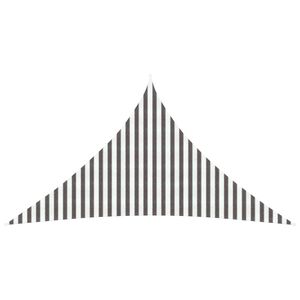 vidaXL Telo Ombra Grigio chiaro e bianco 4,5 x 4,5 x 4,5 m HDPE