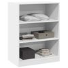 vidaXL Armadio Bianco 77x48x102 cm in Legno Multistrato