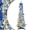 vidaXL Albero di Natale artificiale Bianco 120 cm PVC