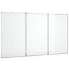 vidaXL Lavagna Magnetica Pieghevole 150x80x1,7 cm in Alluminio