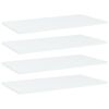 vidaXL Ripiani per Libreria 4pz Bianchi 60x30x1,5 cm Legno Multistrato