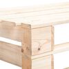 vidaXL Divano Angolare da Giardino su Pallet Legno di Pino Impregnato