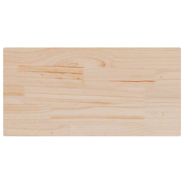 vidaXL Piani Tavolo 2 pz 80x40x1,7 cm Rettangolare Legno Massello Pino