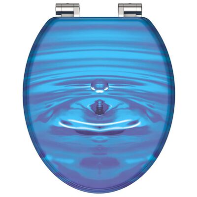 SCHÜTTE Tavoletta WC con Chiusura Ammortizzata BLUE DROP